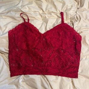 SHEIN Scarlet Lace Top